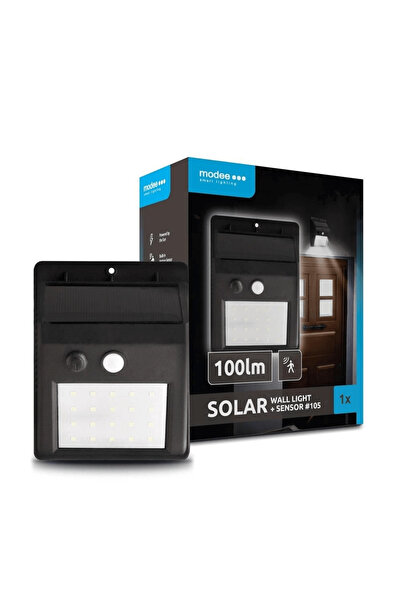 MODEE Proiector solar de perete cu senzor de miscare 100lm lumina rece ML-WS105