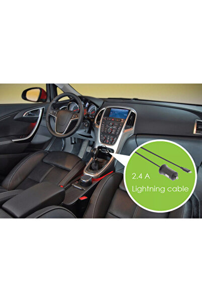 Sweex Încărcător auto Apple Lightning 2.4A Negru