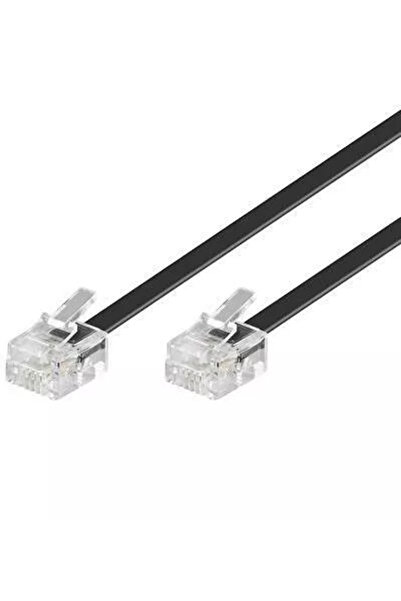 goobay Cablu telefon 6m RJ11 6P4C negru