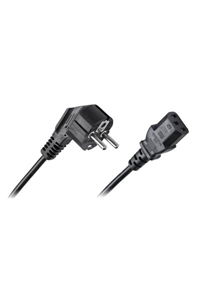 Cabletech Cablu de alimentare pentru PC 2m 3x0.75 mm2 Negru