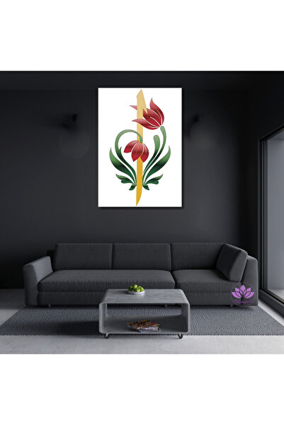 LİLYHOBBYLAND Sayılarla Boyama Seti Kasnağa Gerili İslami Eserler 50X70 cm: H...