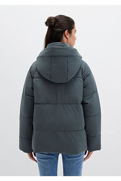 Mavi Hooded Green Inflatable Jacket 1110225-71598