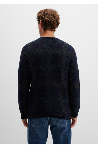 Mavi Wool Blend Navy Blue Sweater Regular Fit / Regular Cut 0710333-70497