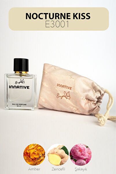 INNATIVE E3001 Eny NOCTURNE KISS Edp 50 ml Baharatlı–Kremsi Hindistan cevizi Kadın Parfümü