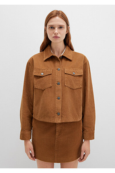 Mavi Brown Velvet Shirt Loose Fit / Relaxed Fit 1211405-91393