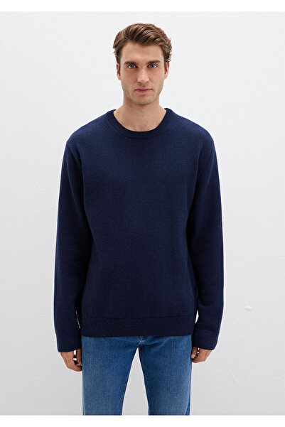 Mavi Wool Blend Navy Blue Sweater Regular Fit / Regular Cut 0710370-70490