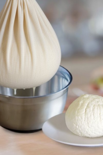 MiniStand Raw Cloth Fabric Straining Circle Milk Cheese Sauce Straining Cloth Set of 3