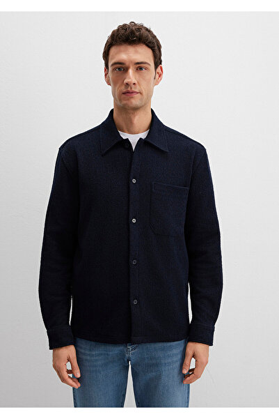 Mavi Men's Black Navy Blue Shirt 0211772-83699