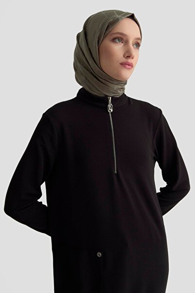 Armine TREND Tunic with Ribbed Sleeves & Pockets-25Kt443
