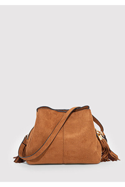 Mavi Faux Suede Brown Crossbody Bag 1913391-70304