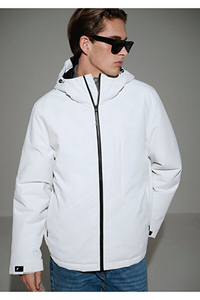 Mavi Water Repellent K Hooded Gray Inflatable Jacket 0110441-83746