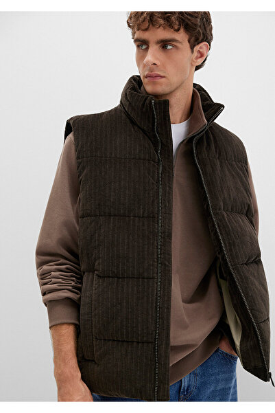 Mavi Brown Velvet Puffer Vest Regular Fit / Regular Cut 0110659-71552