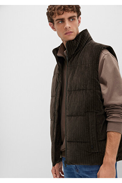 Mavi Brown Velvet Puffer Vest Regular Fit / Regular Cut 0110659-71552