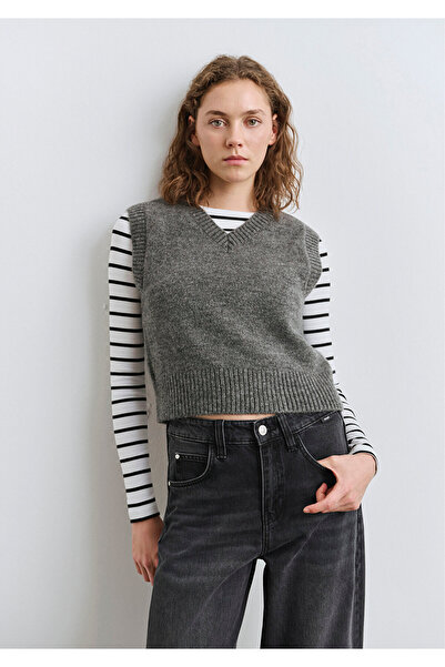 Mavi Wool Blended Anthracite Sweater Slim Fit / Slim Fit 1710711-87829