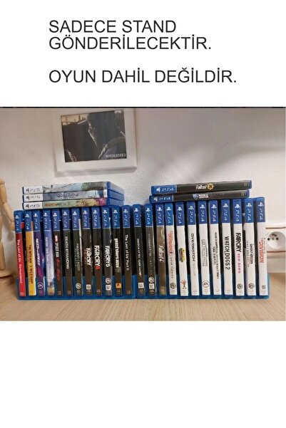 Filkorium3D PS4 & PS5 Uyumlu OYUN STANDI 12'Lİ - PS4 OYUN CD STANDI - PS5 OYU...