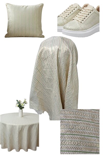 DUAYEN Kumaş Jakarlı Efruz Desen 100 Cm * 150 Cm