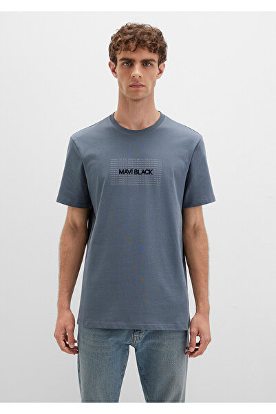 Mavi Black Printed Gray T-Shirt Regular Fit / Standard Cut 0613042-80776