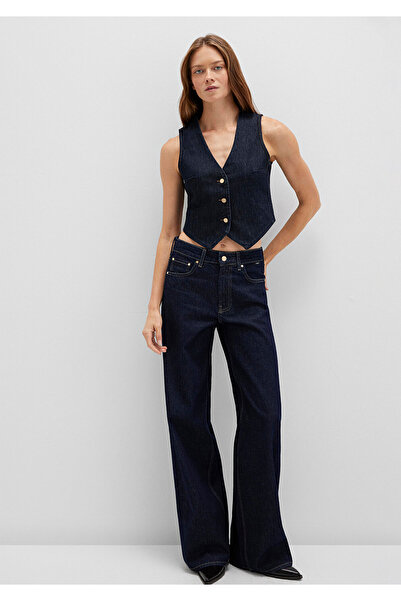 Mavi Women's Navy Blue M1110754-90555 Polına Rinse