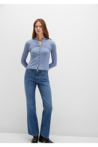 Mavi 1613695-86802 Combed Cotton with Front Buttons Model