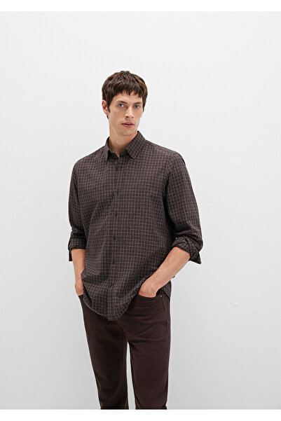 Mavi Checkered Brown Shirt Regular Fit / Regular Cut 0211675-91012