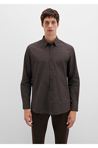 Mavi Checkered Brown Shirt Regular Fit / Regular Cut 0211675-91012