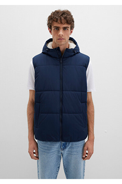 Mavi Hooded Navy Blue Puffer Vest Regular Fit / Regular Cut 0110455-82318