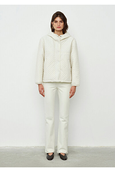 Mavi Hooded Quilted Ecru Jacket Loose Fit / Relaxed Fit 1110460-71609