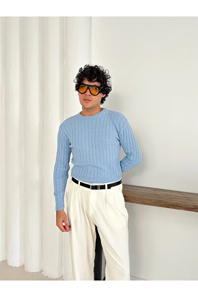 pepule 4-Pack Economical Knitted Crew Neck Knitwear Sweater