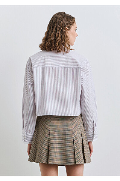 Mavi Striped White Shirt Regular Fit 1211195-90720