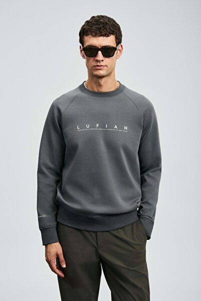 Kocamanlar Ayakkabı Lufian 112030177 Cooper Men's Sweatshirt Gray