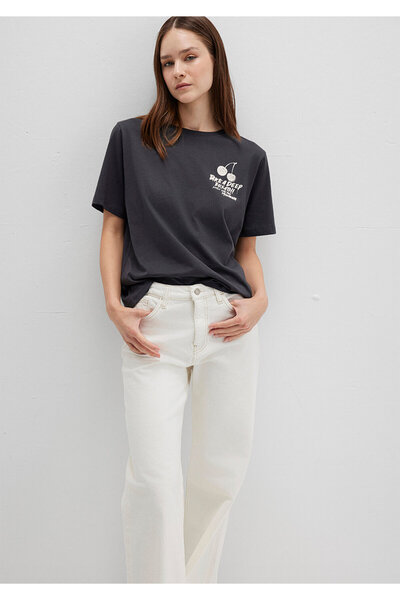 Mavi Printed Anthracite T-Shirt Regular Fit / Regular Cut 1613484-70087