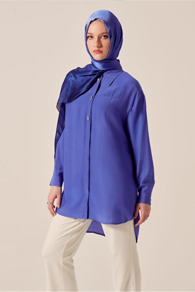 Alvina Shirt Collar Tunic Tunic 45486