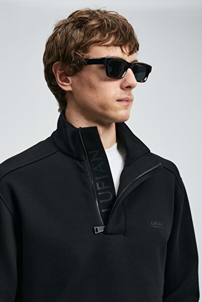 Kocamanlar Ayakkabı Lufian 112030185 Wonder Men's Sweatshirt Black
