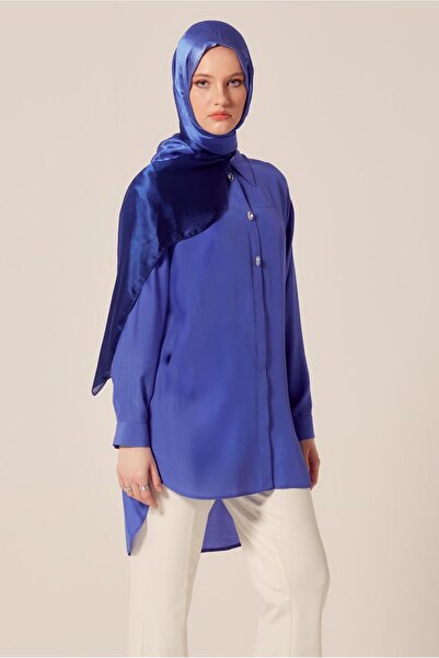 Alvina Shirt Collar Tunic Tunic 45486