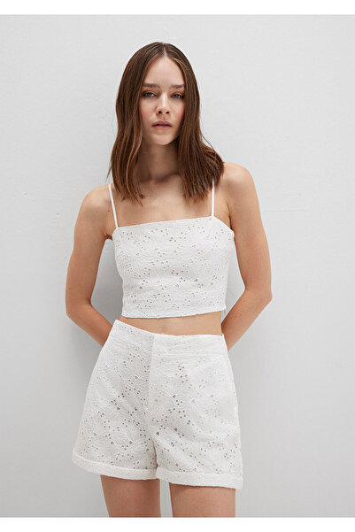 Mavi Fisto Embroidered Crop Top 1211176-70057