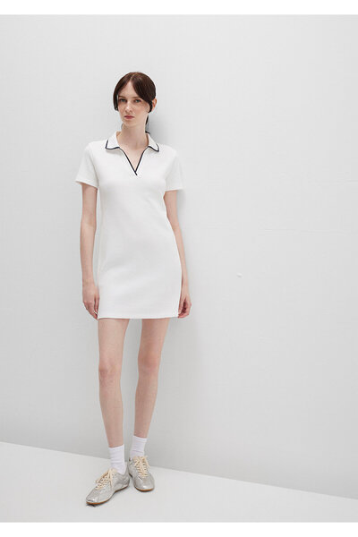 Mavi White Polo Dress 1310775-70057