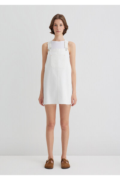 Mavi Iza Off-White Jean Dress 1310662-89835