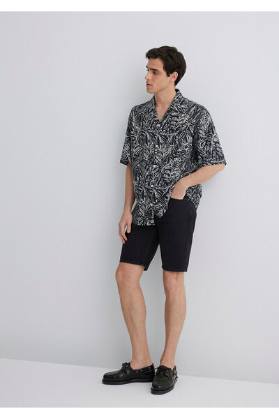 Mavi Lucas Street Dark Gray Jean Shorts 0412607-89928