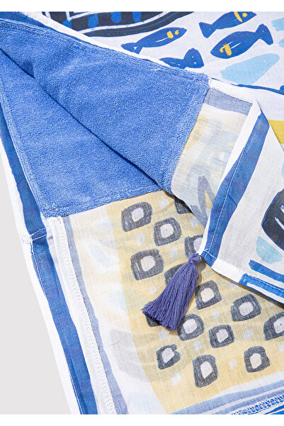 Mavi Evil Eye Bead Patterned Towel 1913655-28616