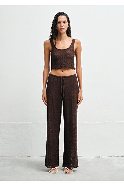 Mavi Brown Knitted Undershirt Fitted / Body Fitting Cut 1613630-70244