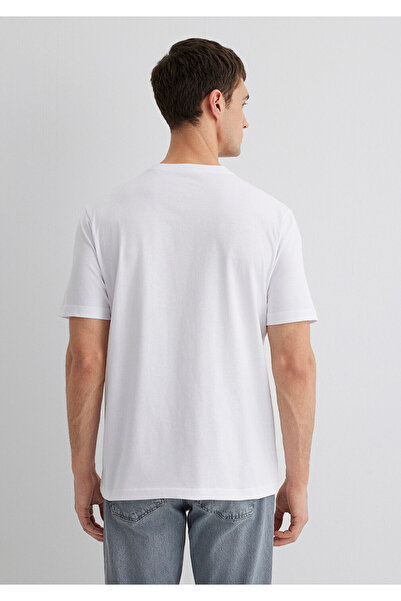 Mavi Istanbul B Printed White T-Shirt Regular Fit / Standard Cut 0612998-620