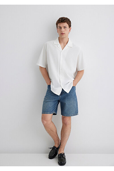 Mavi White Shirt Loose Fit / Loose Relaxed Fit 0211519-70057