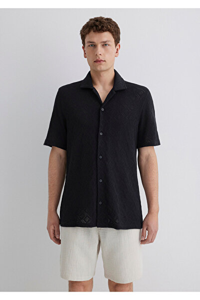 Mavi Black Shirt Loose Fit / Loose Relaxed Fit 0211598-71379