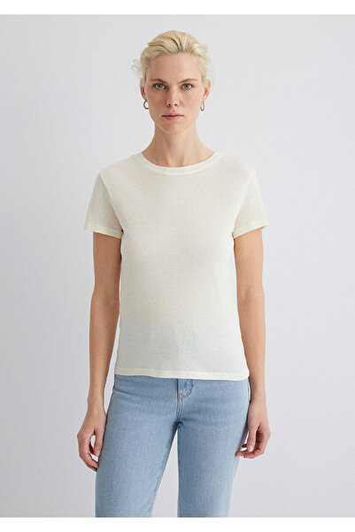 Mavi Ecru T-Shirt Slim Fit 1613573-80194