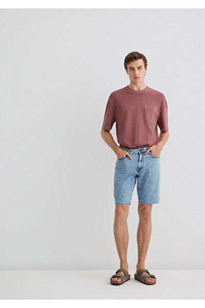 Mavi Lucas Street Vintage Light Blue Jean Shorts 0412607-90388