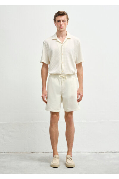 Mavi Dayton Ecru Jean Shorts 0410093-90390