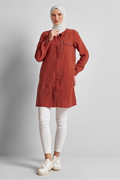 Alvina Eyelet Detailled Tunic 45533