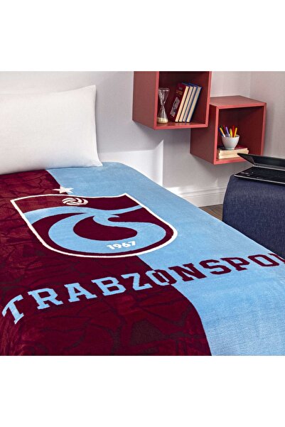 Taç Licensed Trabzonspor Single Blanket with Parts