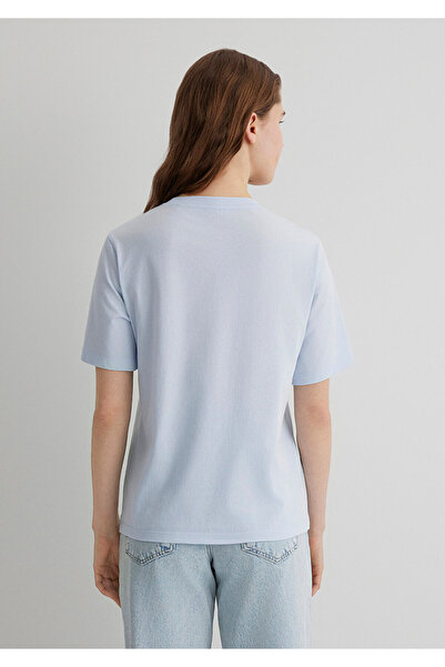 Mavi Tricou albastru imprimat Regular Fit 1613182 -89201