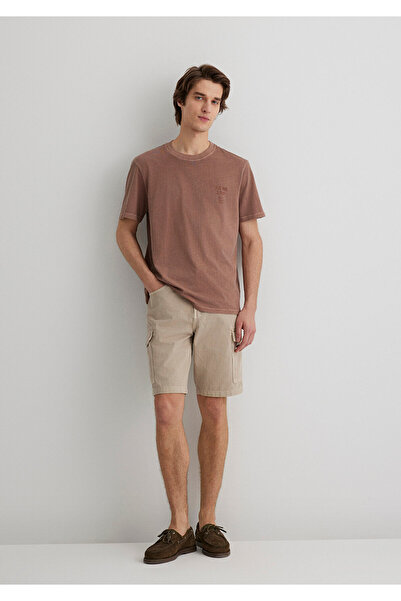 Mavi Beige Cargo Shorts 0410287-70004